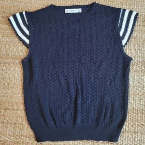 Zara Short-Sleeved Top